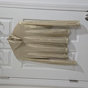 Women's gold turtleneck, Size M